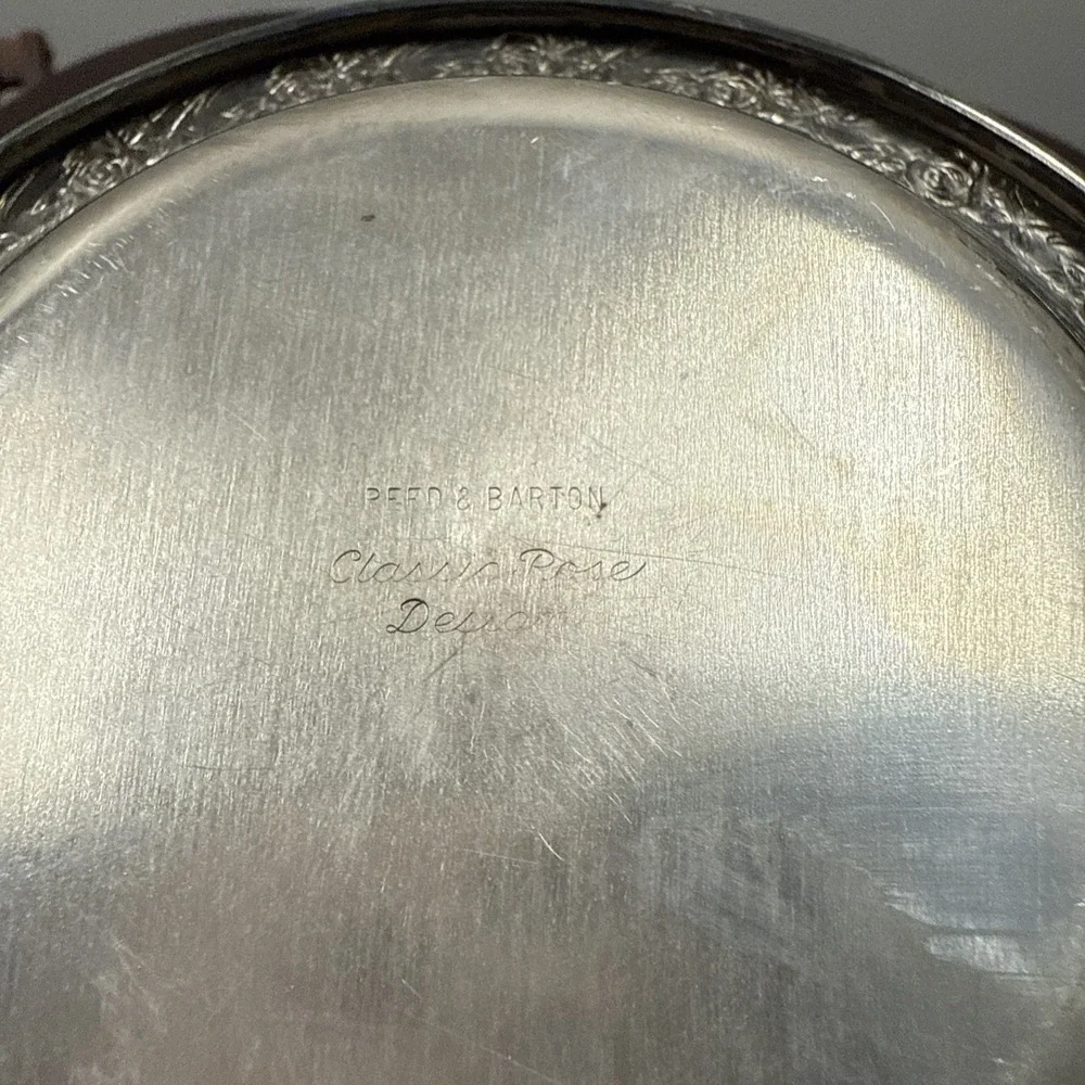 Vintage‎ Reed & Barton 1204 Nut Dish Silver Plate 6.25